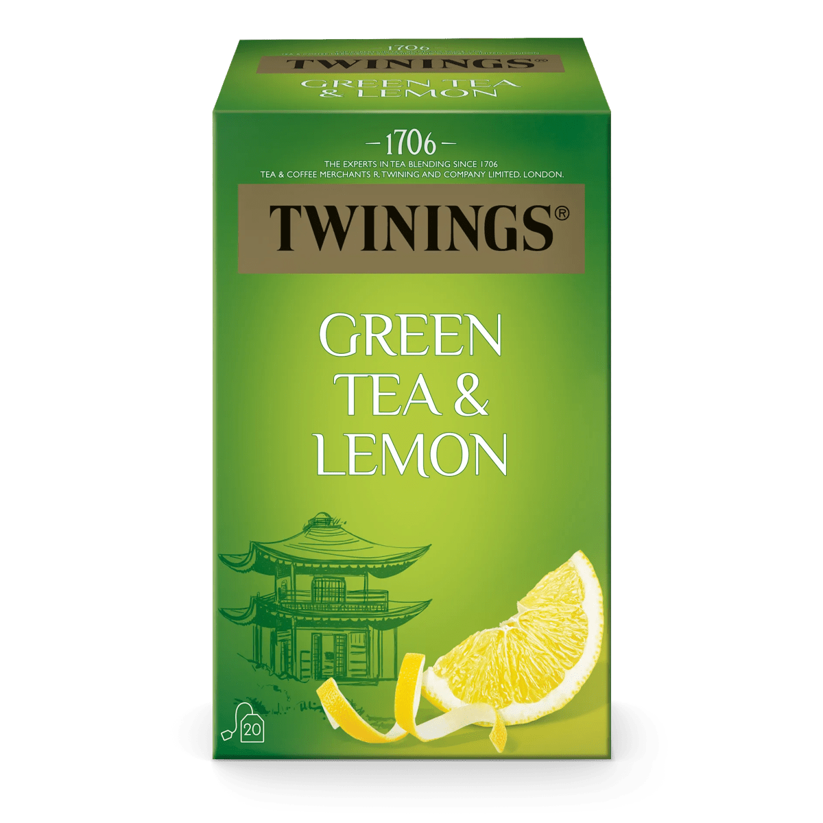 Twinings Grüntee Zitrone 20 x 1.6g