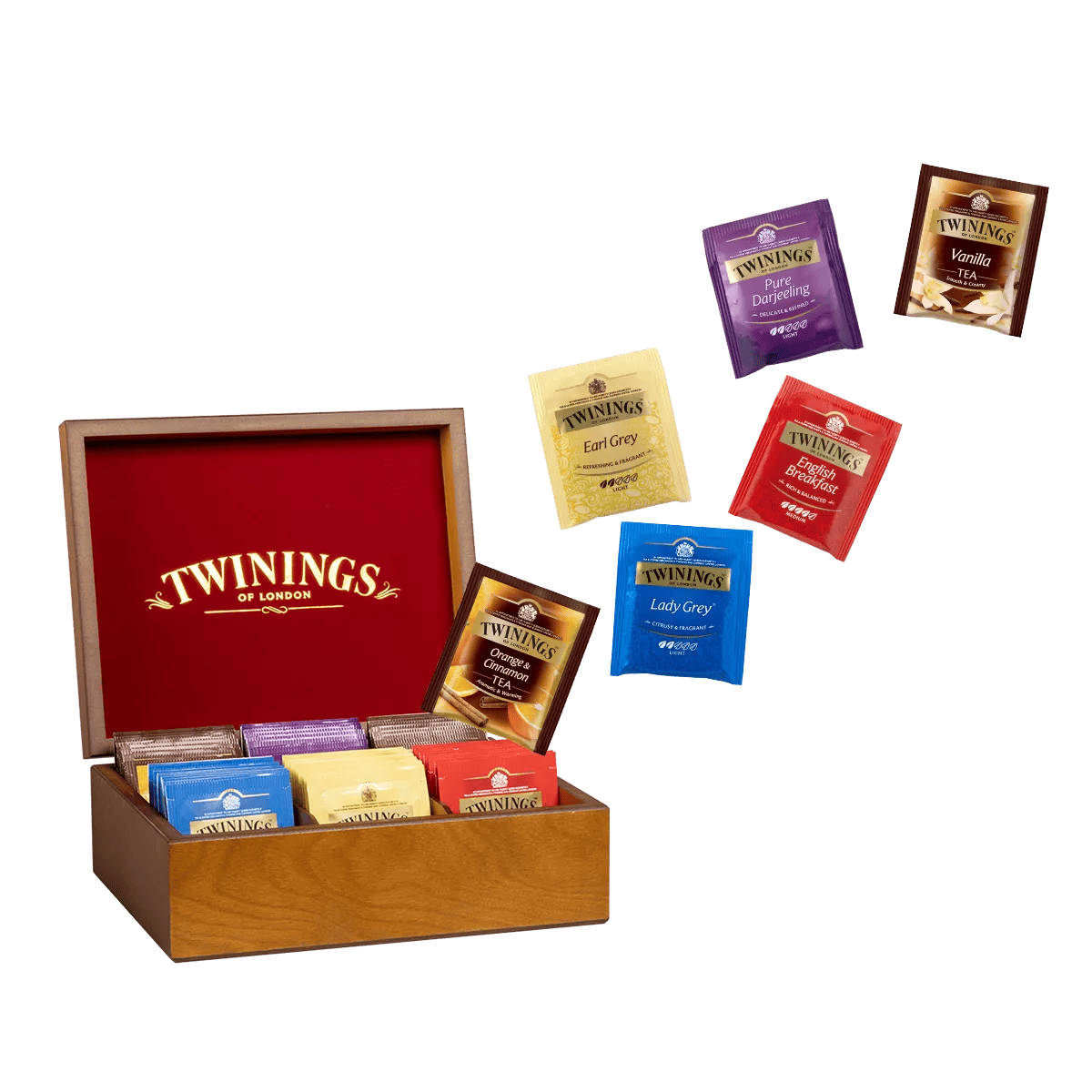 Twinings Holzbox Schwarztee 120 g