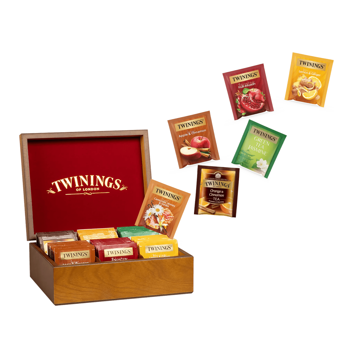 Twinings Scattola di Legno Festive Season