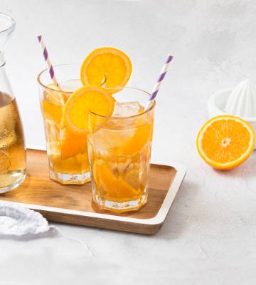 Thé glacé Ginger Fizz à l’Earl Grey 